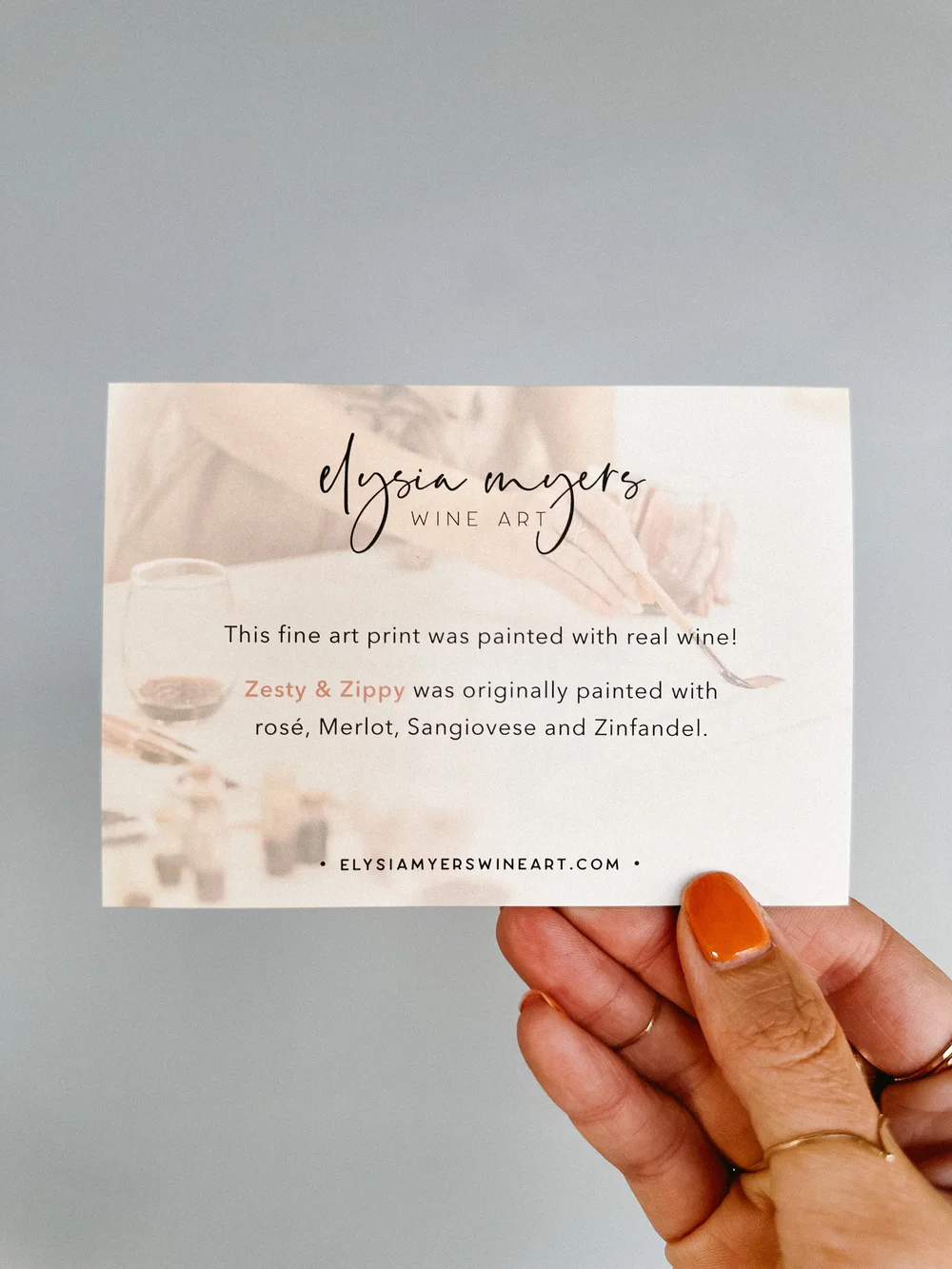 Zesty Zippy Fine Art Wine Print — Elysia Myers Wine Art